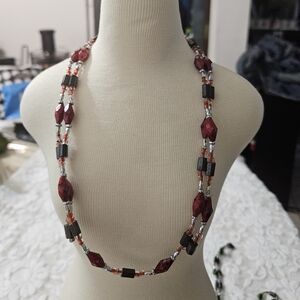 Red magnetic necklace